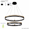 Люстра Crystal Lux FERNANDO SP123W LED  BLACK/GOLD