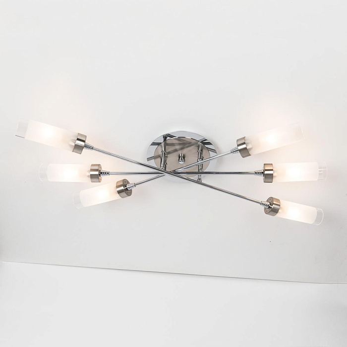 CL109161 Хеликс Хром Мат+Хром Св-к Люстра Люстра потолочная  CL109161