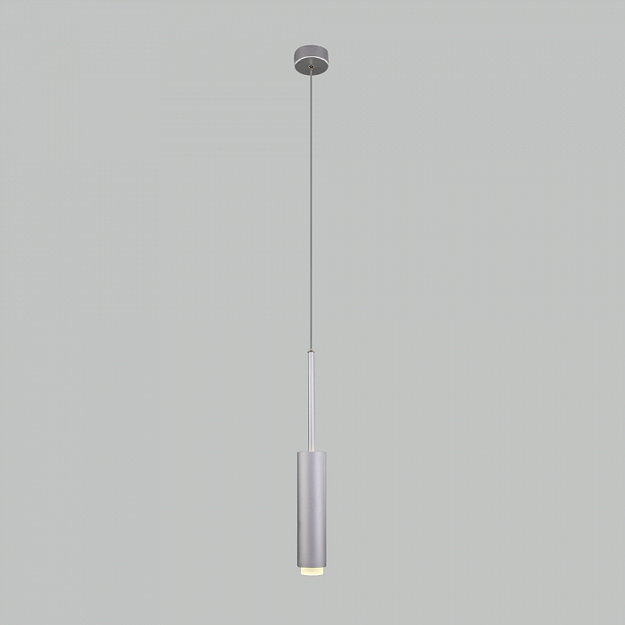 Люстра одинарный Eurosvet 50203/1 LED матовое серебро