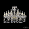 Люстра большая Bohemia Ivele Crystal 1413/12+6/300 G