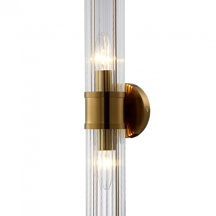 Бра на 2 лампы Crystal Lux SANCHO AP2 BRASS