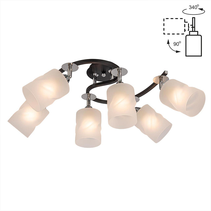 CL119261 Сиерра Черный Св-к Люстра Люстра потолочная  CL119261