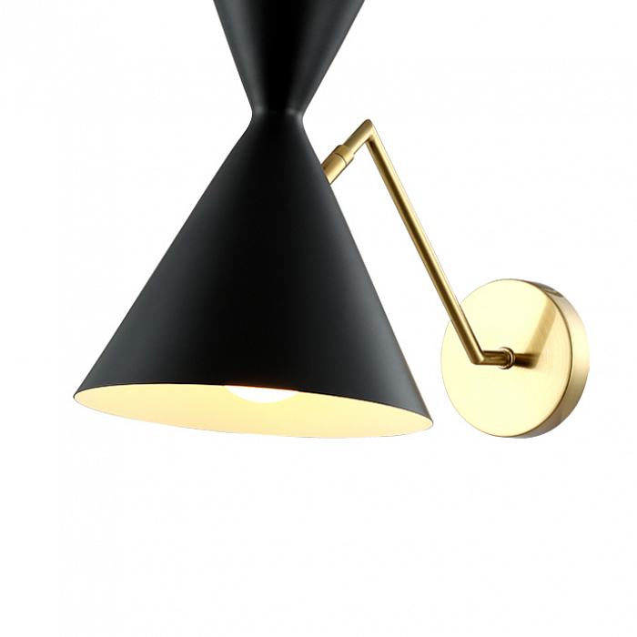 Бра на 1 лампу Crystal Lux JOVEN AP1 GOLD/BLACK
