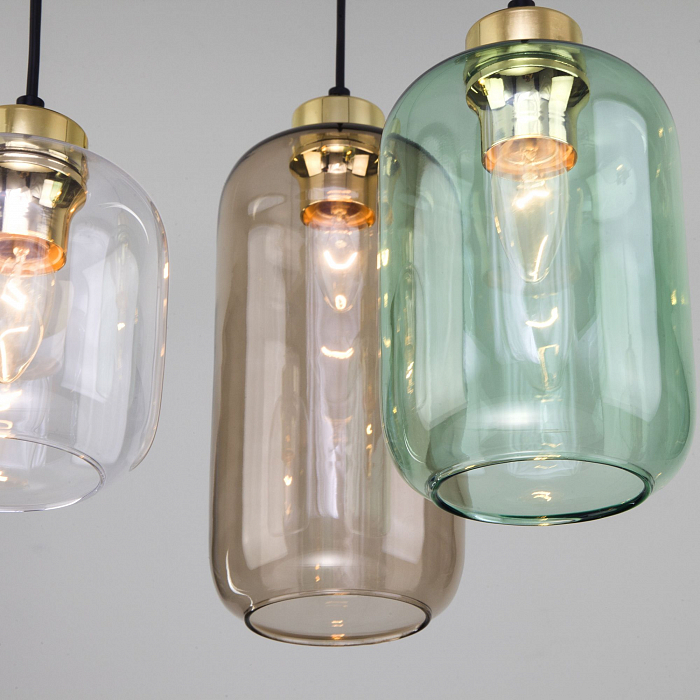 Люстра тройной TK Lighting 3325 Marco Green