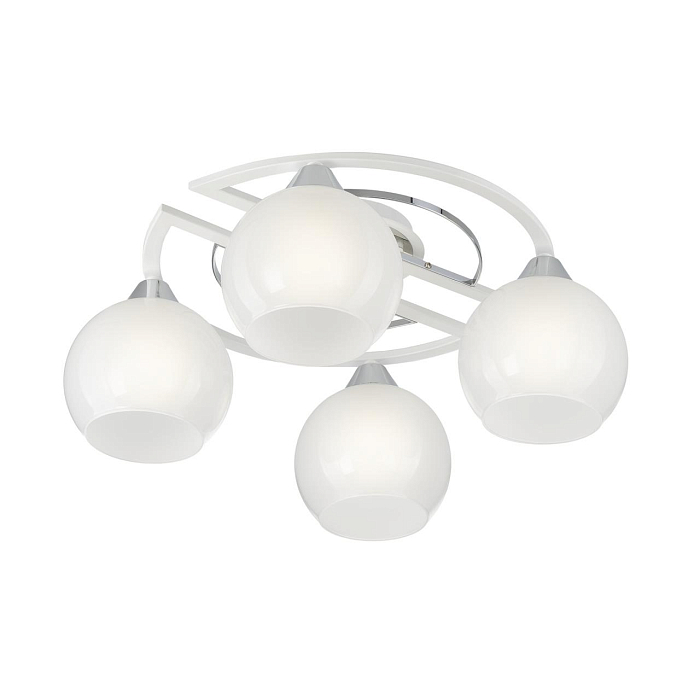 CL121140 Отто Белый+Хром Св-к Люстра Люстра потолочная  CL121140