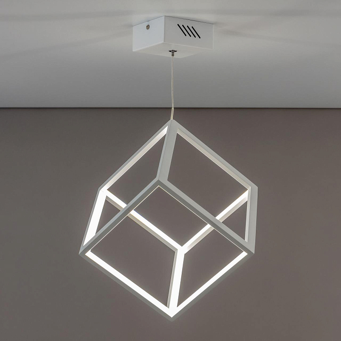 CL719200 Куб Белый Св-к Подвес, LED 30W*4000K Светильник светодиодный  CL719200