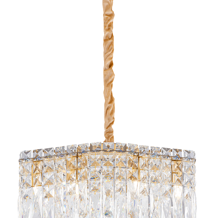 Люстра NewRgy 5611P/6A PLATING BRASS+CLEAR