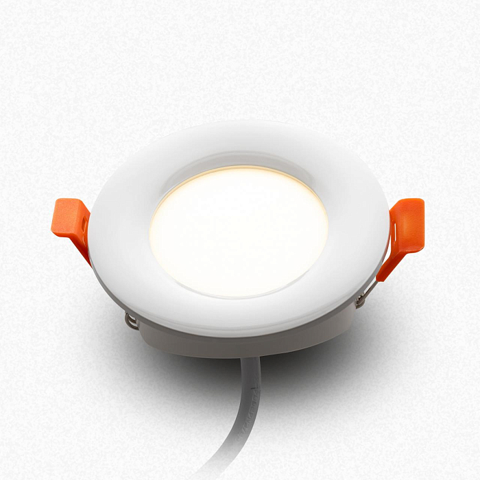 CLD008010 Акви Белый Св-к Встр. 5W*3500K Светильник встраиваемый  CLD008010