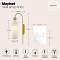 Бра на 1 лампу Maytoni MOD302WL-01GR