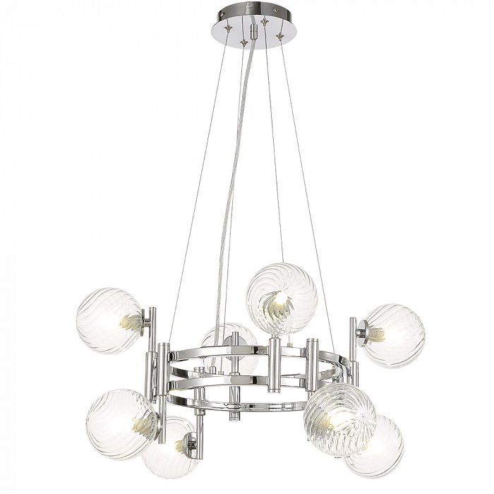 Люстра Crystal Lux LUXURY SP8 CHROME