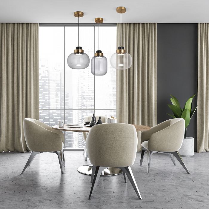 Люстра одинарный Eurosvet 50240/1 LED прозрачный