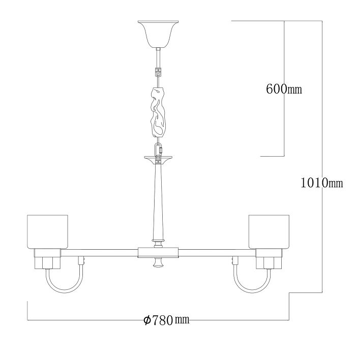 Люстра подвесная MW-Light 483015108