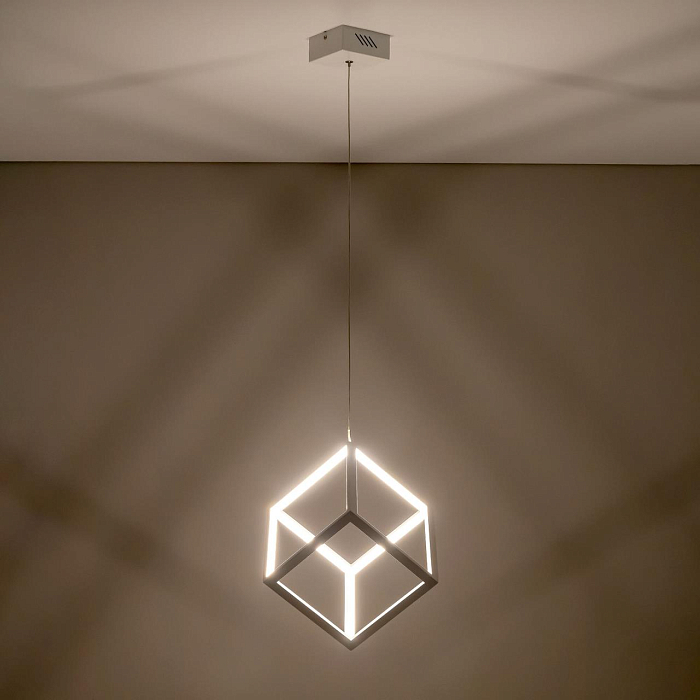 CL719200 Куб Белый Св-к Подвес, LED 30W*4000K Светильник светодиодный  CL719200