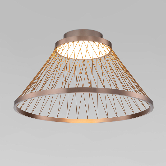 Люстра Eurosvet 40019/1 LED коричневый