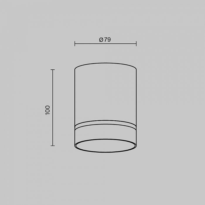 Светильник накладной Technical C085CL-9W3K-W