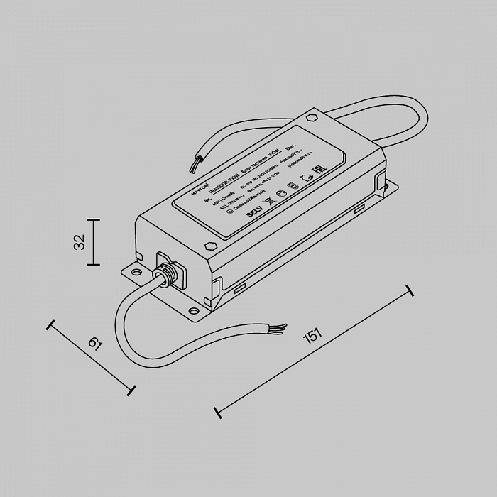 Трековая система Technical TRA130DR-100W