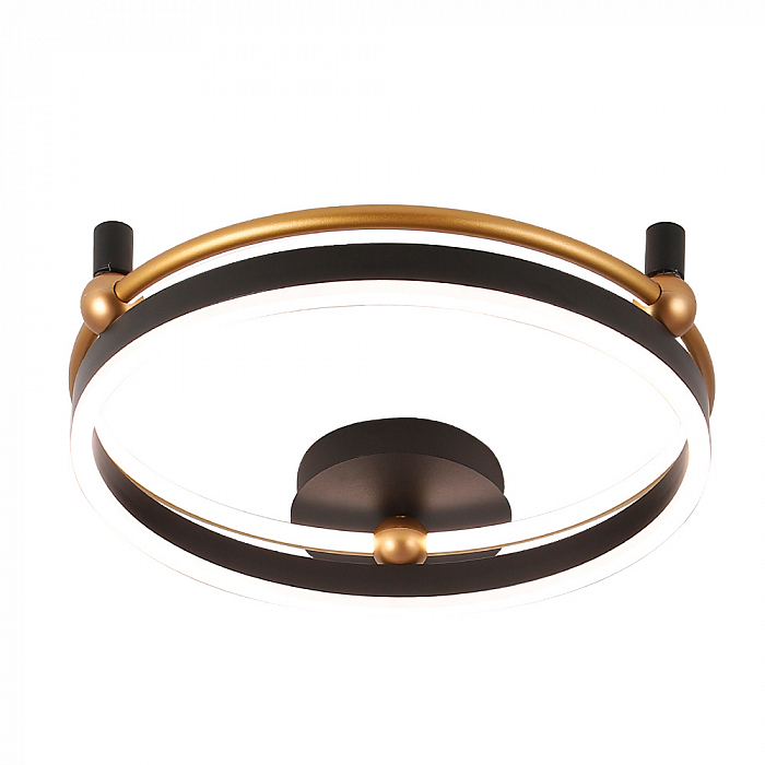 Светильник Crystal Lux FERNANDO PL48W LED BLACK/GOLD
