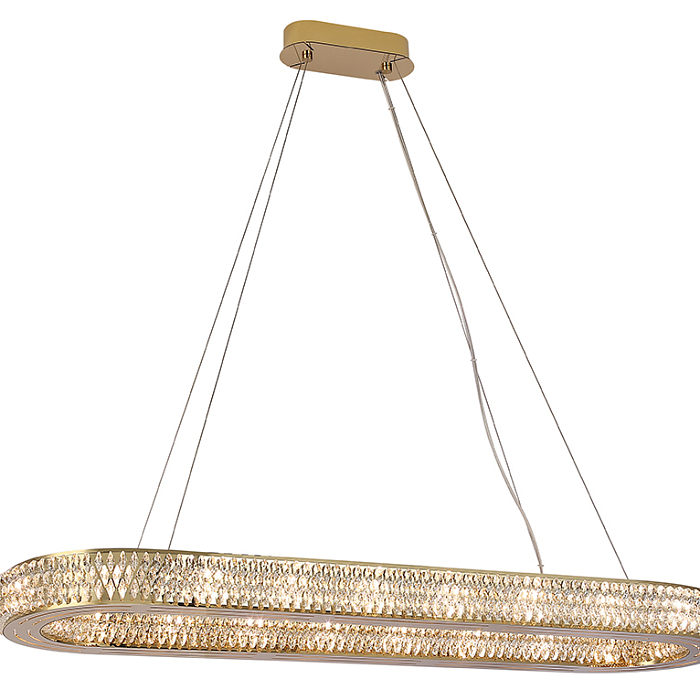 Люстра Newport 8560/100 C oval gold polished