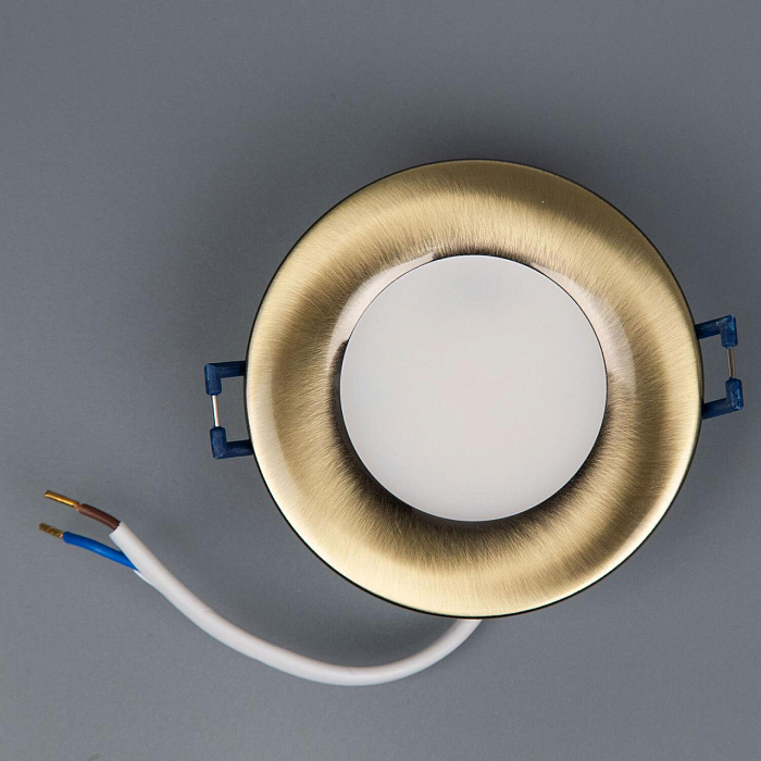 CLD008013 Акви Бронза Св-к Встр. 5W*3500K Светильник встраиваемый  CLD008013