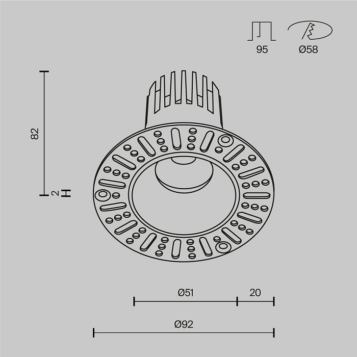 Светильник Technical DL119-10W-2.7K-TRS-W
