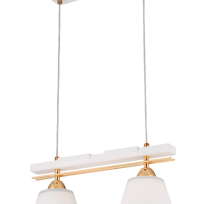 Светильник двойной Sfera Sveta 85595/2P WHITE+GOLD