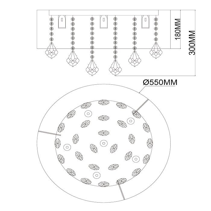 Люстра потолочная MW-Light 465016006
