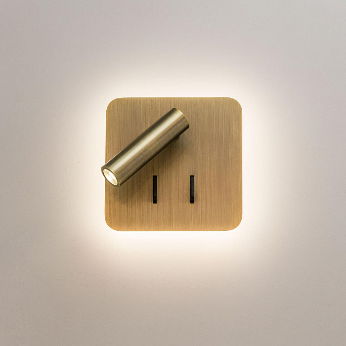 CL704423 Декарт Бронза Св-к Настенный Бра на 1 лампу  CL704423