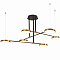 Люстра NewRgy 8028DW/6 BRASS+BLACK