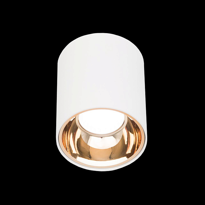 CL7440103 Старк Белый+Медь Св-к Потол. 12W*3500K Светильник накладной  CL7440103