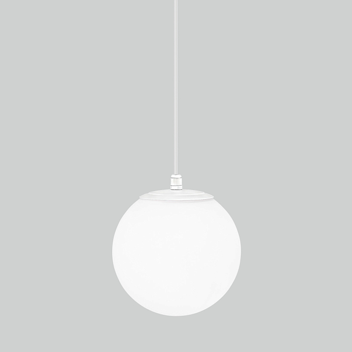 Светильник садово-парковый со стеклянным плафоном Sfera H 35158/U белый Уличный светильник подвесной Elektrostandard 35158/U белый