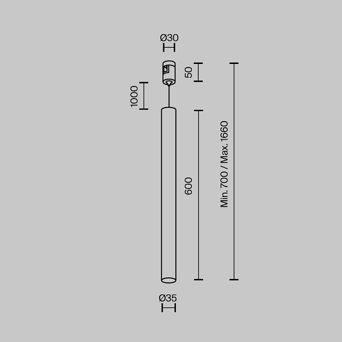 Трековая система Technical TR156-1-5W3K-PT