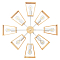 Люстра ARTE LAMP A8030PL-8WH