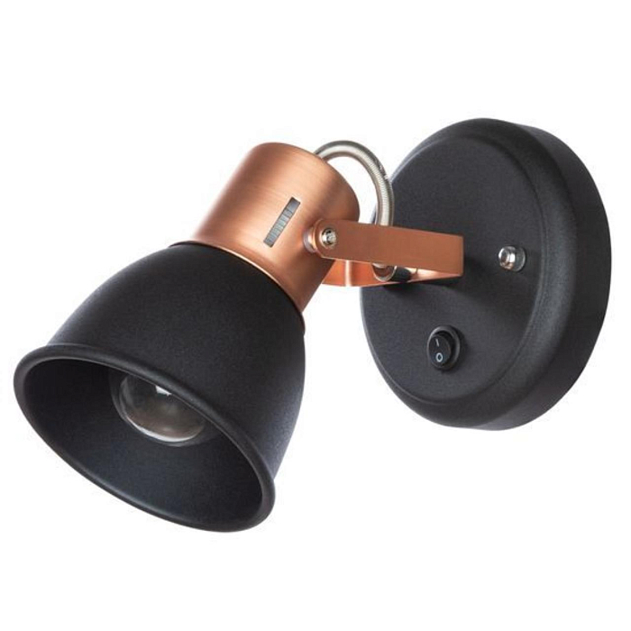 Спот на 1 лампу ARTE LAMP A1677AP-1BK