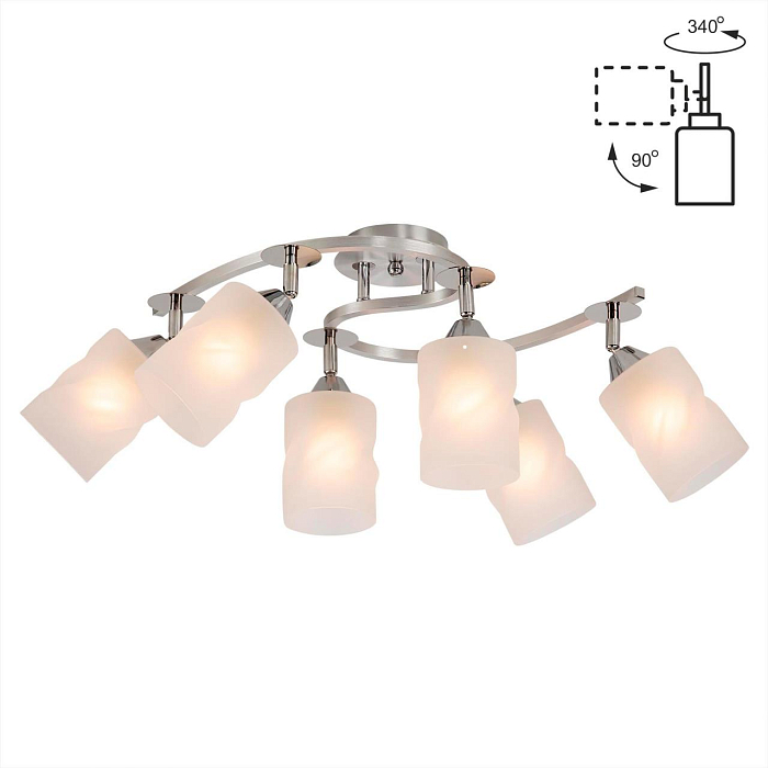 CL119260 Сиерра Алюм. Св-к Люстра Люстра потолочная  CL119260