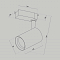 Трековая система Трековый светильник Technical TR003-1-10W4K-M-W