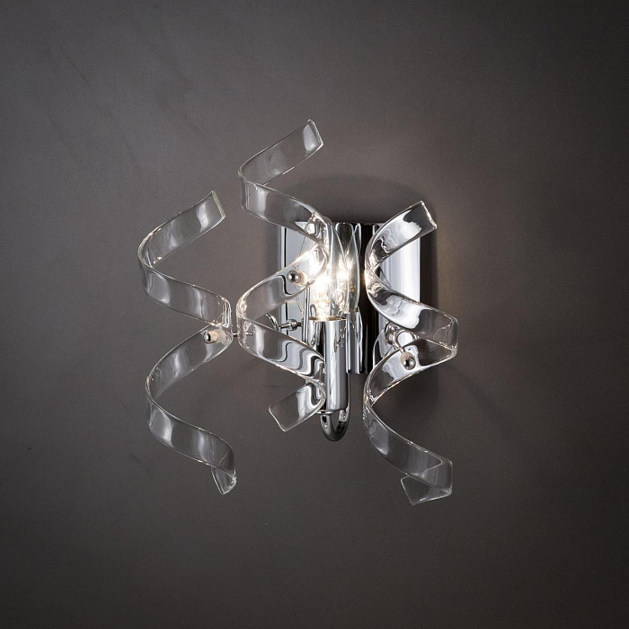 CL222320 Рандом Хром+Прозр Св-к Бра Бра на 1 лампу  CL222320