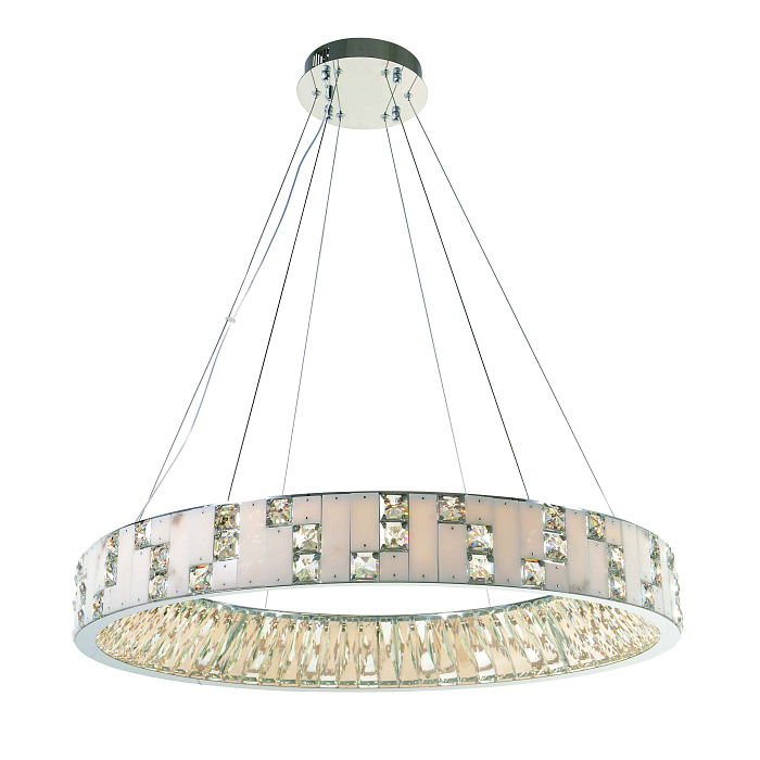 Люстра NewRgy 6029R/80W CHROME+CLEAR