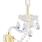 Бра NewRgy 6916/1G GOLD+CLEAR LIGHT