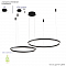 Люстра Crystal Lux FORTUNA SP123W LED  BLACK