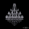 Люстра большая Bohemia Ivele Crystal 1415/20+10+5/530/3d Ni