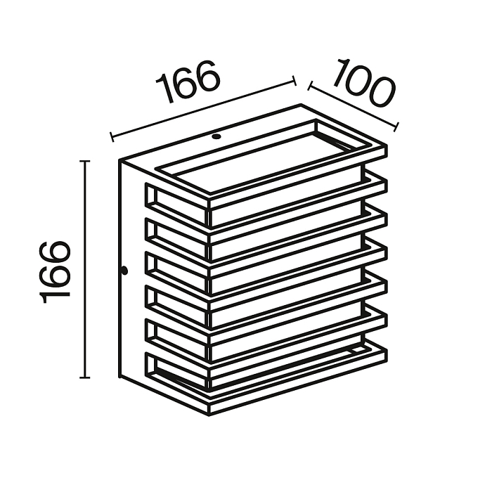 Бра Outdoor O020WL-L10B3K