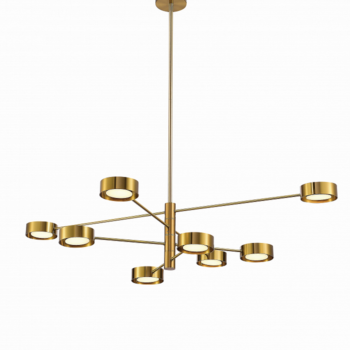 Люстра NewRgy 2123-DW-8 BRASS