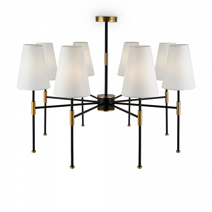 Люстра на штанге Freya FR5196PL-08BBS