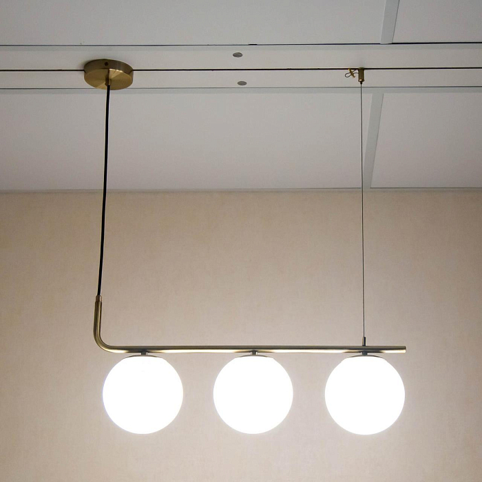 CL112133 Бремен Бронза Св-к Подвес Люстра тройной  CL112133