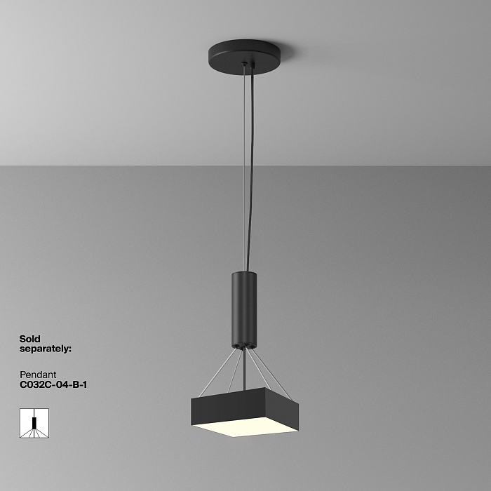 Светильник Technical C032CL-24W3K-SQ-B