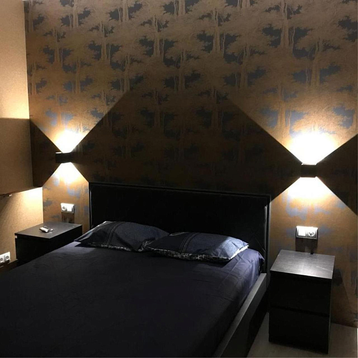 CL704061 Декарт-6 Черный Св-к Настенный Светильник светодиодное  CL704061