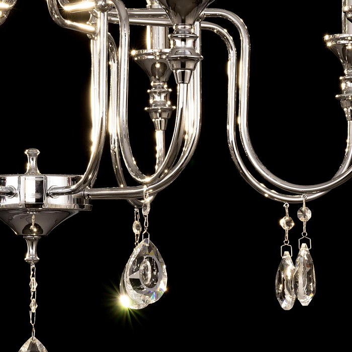CL437181 Рига Хром Св-к Люстра Люстра подвесная  CL437181