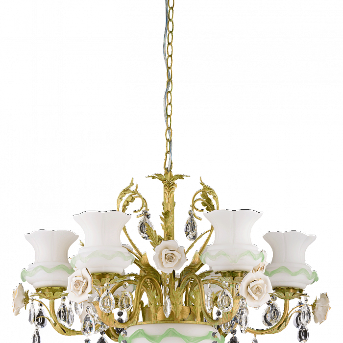 Люстра подвесная Sfera Sveta 0971/6+2 GREEN GOLD
