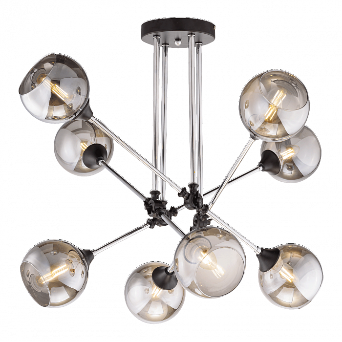 Люстра Sfera Sveta 4798/8 CH+BK