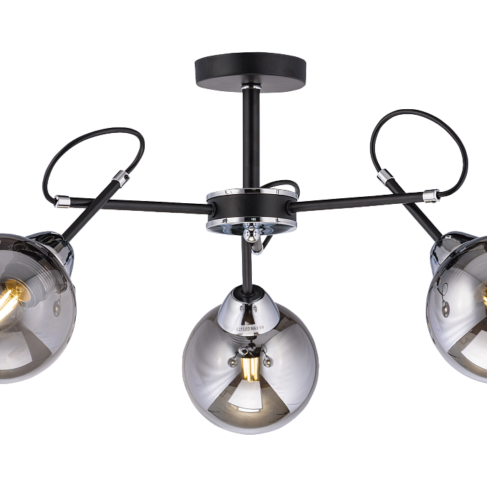 Люстра Sfera Sveta 40317MD/3 MBK+CH